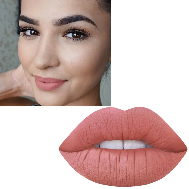 Металлическая помада MISS ROSE Макияж для губ блеск Водонепроницаемый увлажняющая