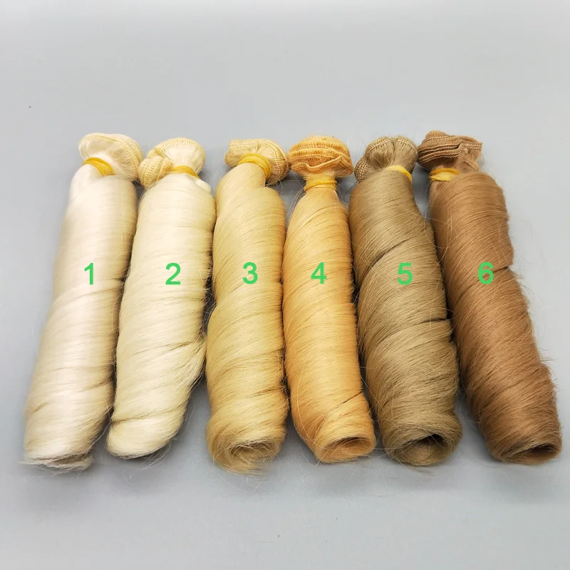 

1PCS DIY Doll Hair Curly 15CM Synthetic Fiber Doll Wigs Hair For BJD DIY