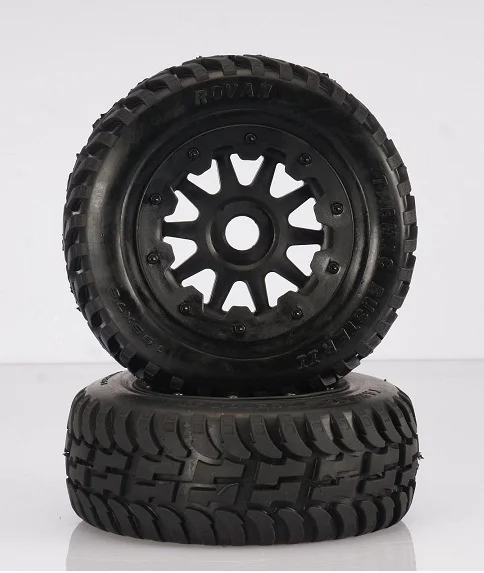 

baja 5T/5SC new on road wheels and tyres 2pc (front) 95164