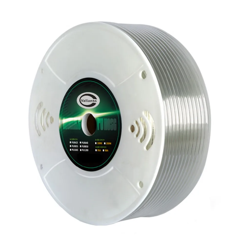 Прозрачный Воздух ПУ труб пневматические Компоненты PU трахею пневматический