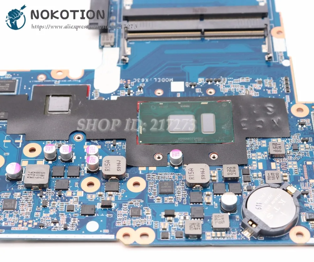NOKOTION DAX63CMB6C0 855565-601 855565-001 аккумулятор большой емкости для hp Probook 450 G3 Материнская плата ноутбука SR2EZ I7-6500U R7 M340 видеокарта