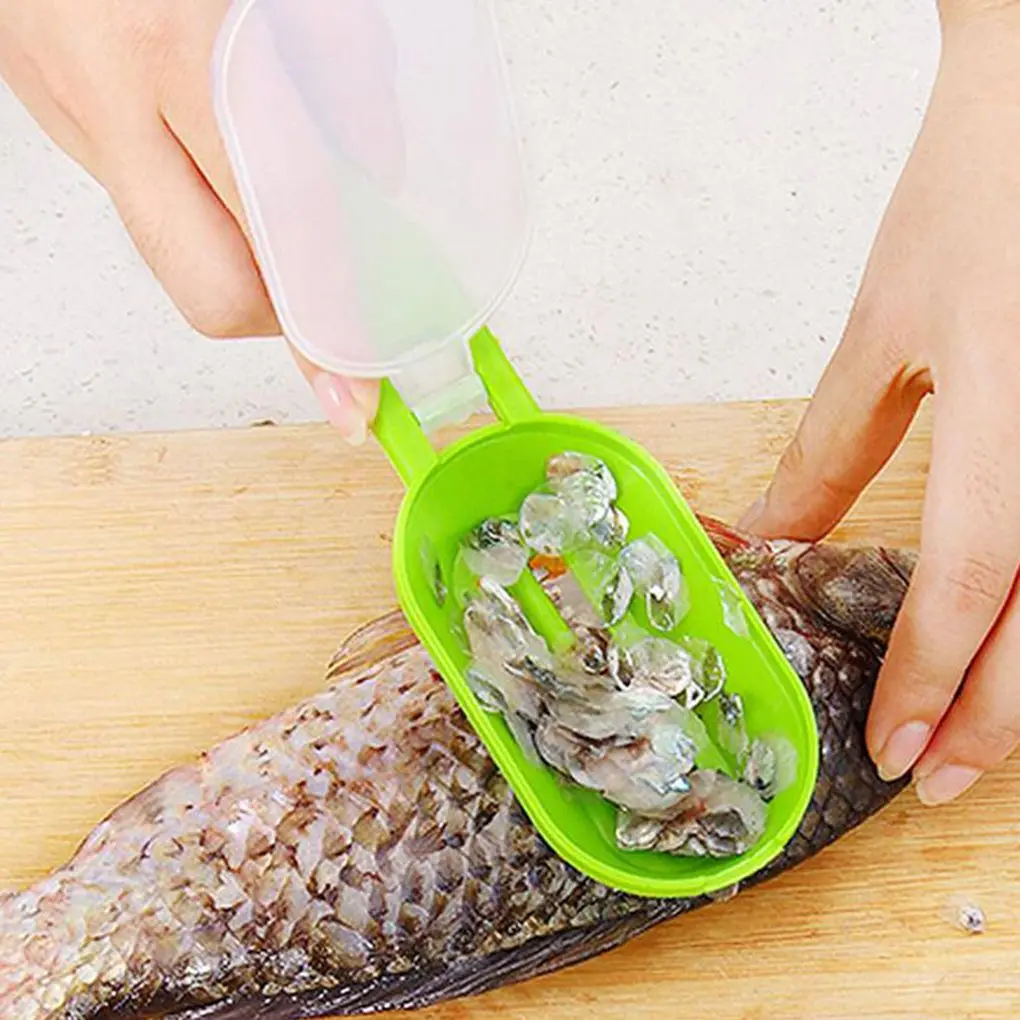 

Fish Skin Brush Scraping Fishing Scale Brush Graters Fast Remove Fish knife Cleaning Peeler Scaler Scraper Seafood Tools