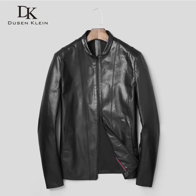 Мужские куртки и пальто из натуральной кожи верхняя одежда овчины Новинка осени