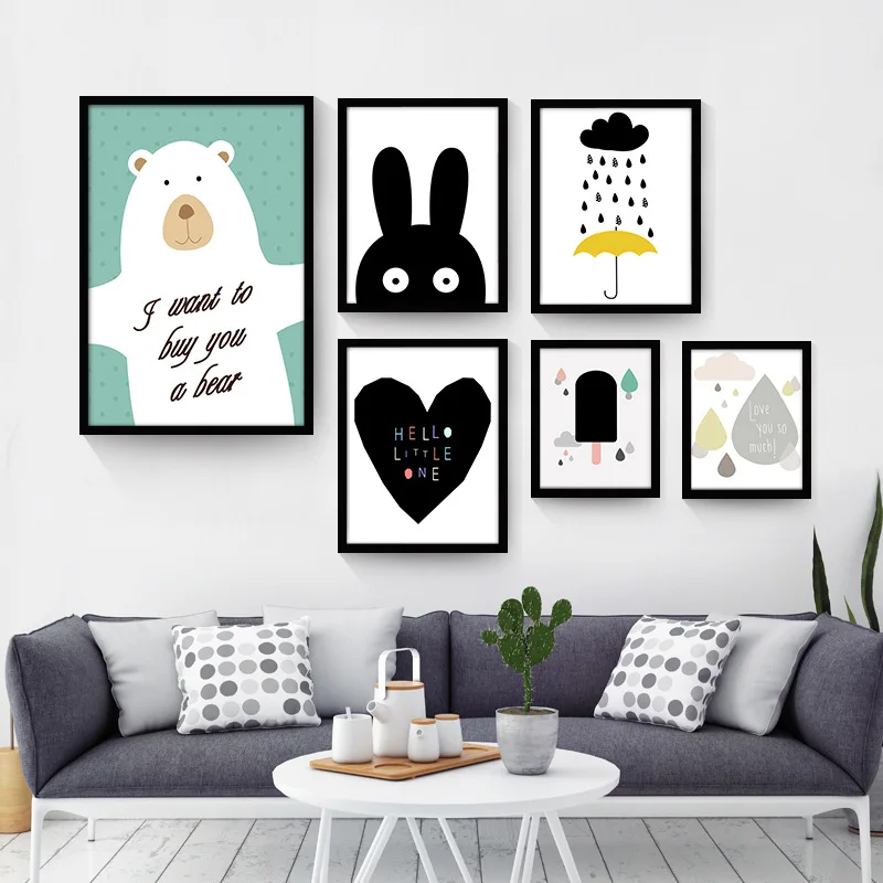Современная Минималистичная декоративная картина в скандинавском стиле