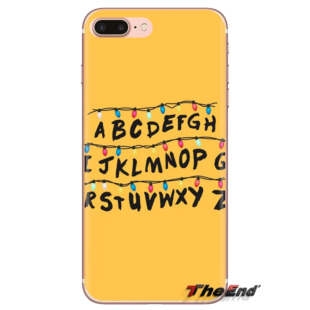 Mobile Phone Cover Stranger Things Alphabet Lights For LG Spirit Motorola Moto X4 E4 E5 G5 G5S G6 Z Z2 Z3 G2 G3 C Play Plus Mini |