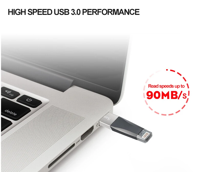 USB флеш накопитель SanDisk с коннектором Lightning 3 0 32/64/128 ГБ|sandisk usb|sandisk usb flash driveu disk |
