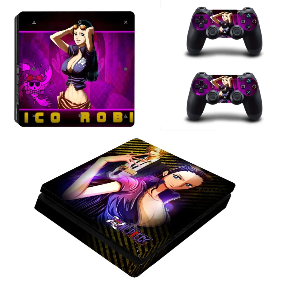 Аниме One Piece Mob Psycho 100 PS4 Slim Skin Наклейка для PlayStation 4 консоль и контроллеры наклейка