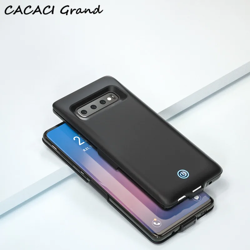 Новинка 7000 мАч чехол для зарядного устройства для samsung Galaxy S10 S10e портативное беспроводное зарядное устройство для Galaxy S10 plus