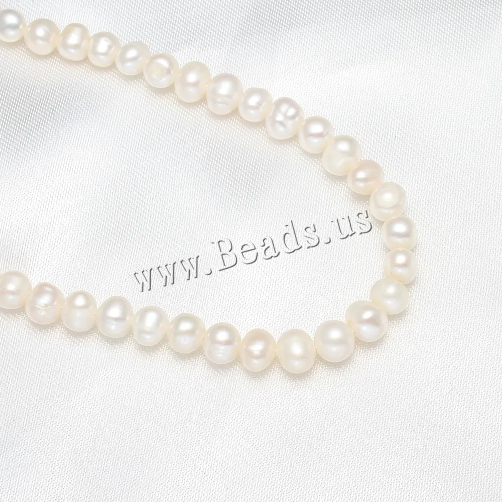 

Cultured Potato Freshwater Pearl Beads Natural White 5-6mm Approx 0.8mm Sold Per Approx 14 Inch Strand