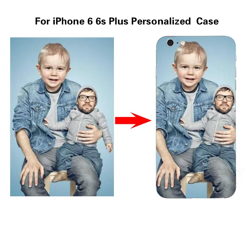 LANCHE Customized Photo Phone Cases For iphone X 7 8 6 6s Plus XS Max Case iPhone 5 5s se Soft Silicone DIY image Logo Cover |