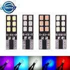 10 шт.лот T10 LED W5W Canbus Lights 194 12smd 2835 Светодиодные лампы без ошибок для автомобиля, светодиодные огни для парковки, боковой свет, габаритная лампа 12 В