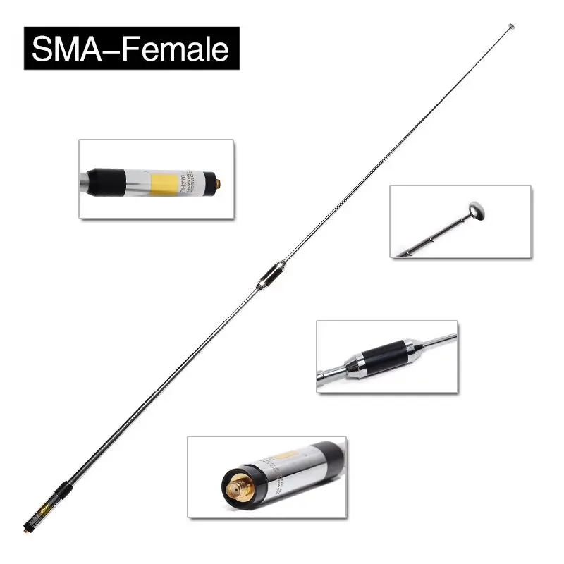 Телескопическая антенна с высоким коэффициентом усиления Harvest RH770 SMA Female Dual Band