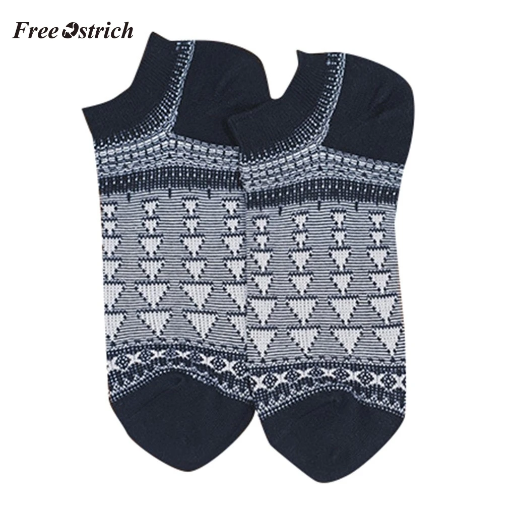 Мужские хлопковые короткие носки Free Ostrich винтажные Повседневные модные