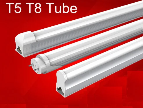 

Светодиодная трубка T5/T8, 50 шт., интегрированная, отдельная для домашнего проексветильник освещения, 300/600/900/1200 мм, 110 В, 220 В, с крышкой, простая ...