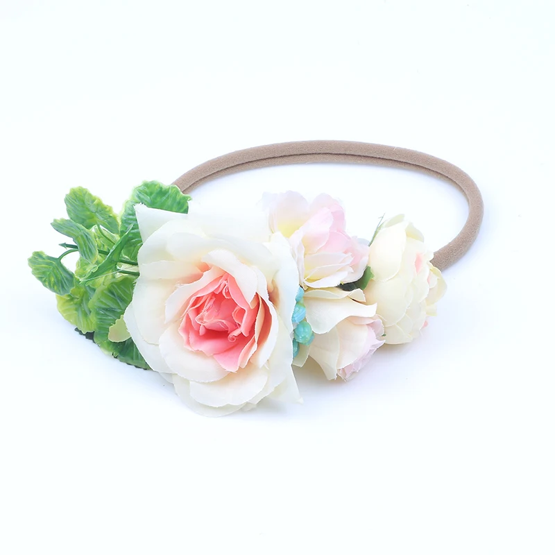 New Ribbon Flower Hairband Newborn Hair bands bohemian festival Headband Kids Accessories for Girls | Детская одежда и обувь