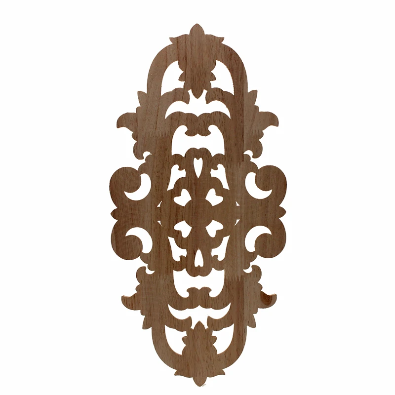 

VZLX The New Listing Wood Carving Angle Flower European Style Lattice Background Wall Applique Home Decoration Accessories