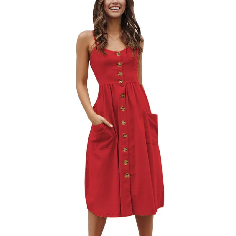 Женское платье на бретельках богемная Цветочная Туника пляжное сарафан с