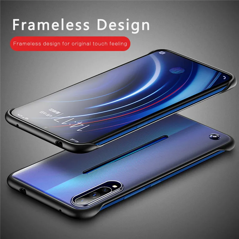 USLION прозрачные матовые безрамные телефонные чехлы для VIVO IQOO X27 Pro Ультра Тонкий