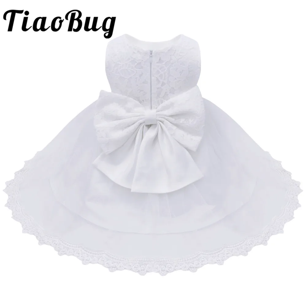

Infant Baby Toddler Girls Floral Lace Princess Wedding Formal Pageant Easter Party Dress Little Girls Flower Formal Tulle Dress