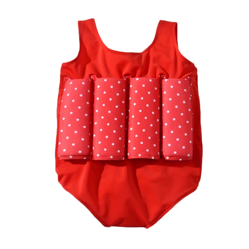 

Summer 2019 New Children's Buoyancy Swimwear Swimming Training Floating Suit One-piece Swimsuit Life Jacket Red
