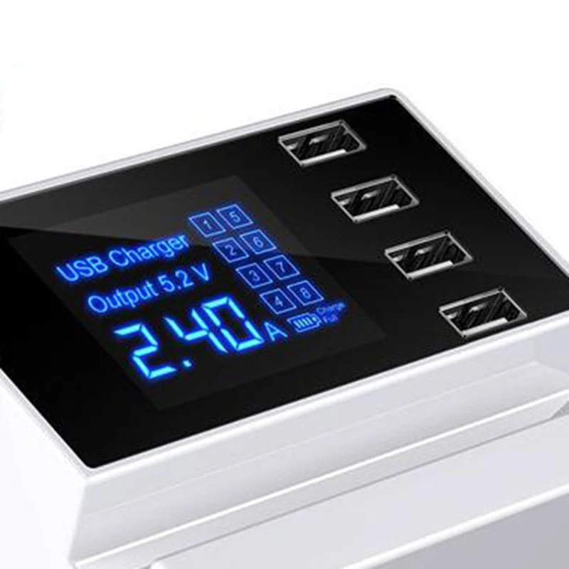 Thbelieve 4 USB Порты и разъёмы Зарядное устройство ЖК дисплей Напряжение амперметры