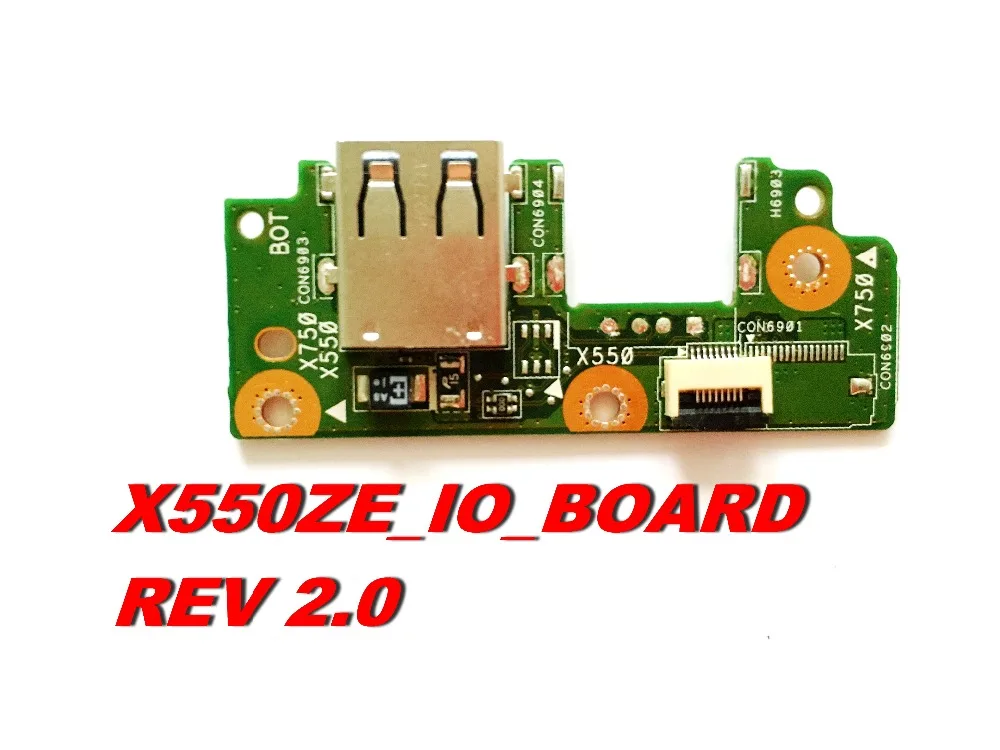 Оригинальный дизайн для ASUS X550ZE Плата USB X550ZE_IO-BOARD REV 2 0 испытанное хорошее