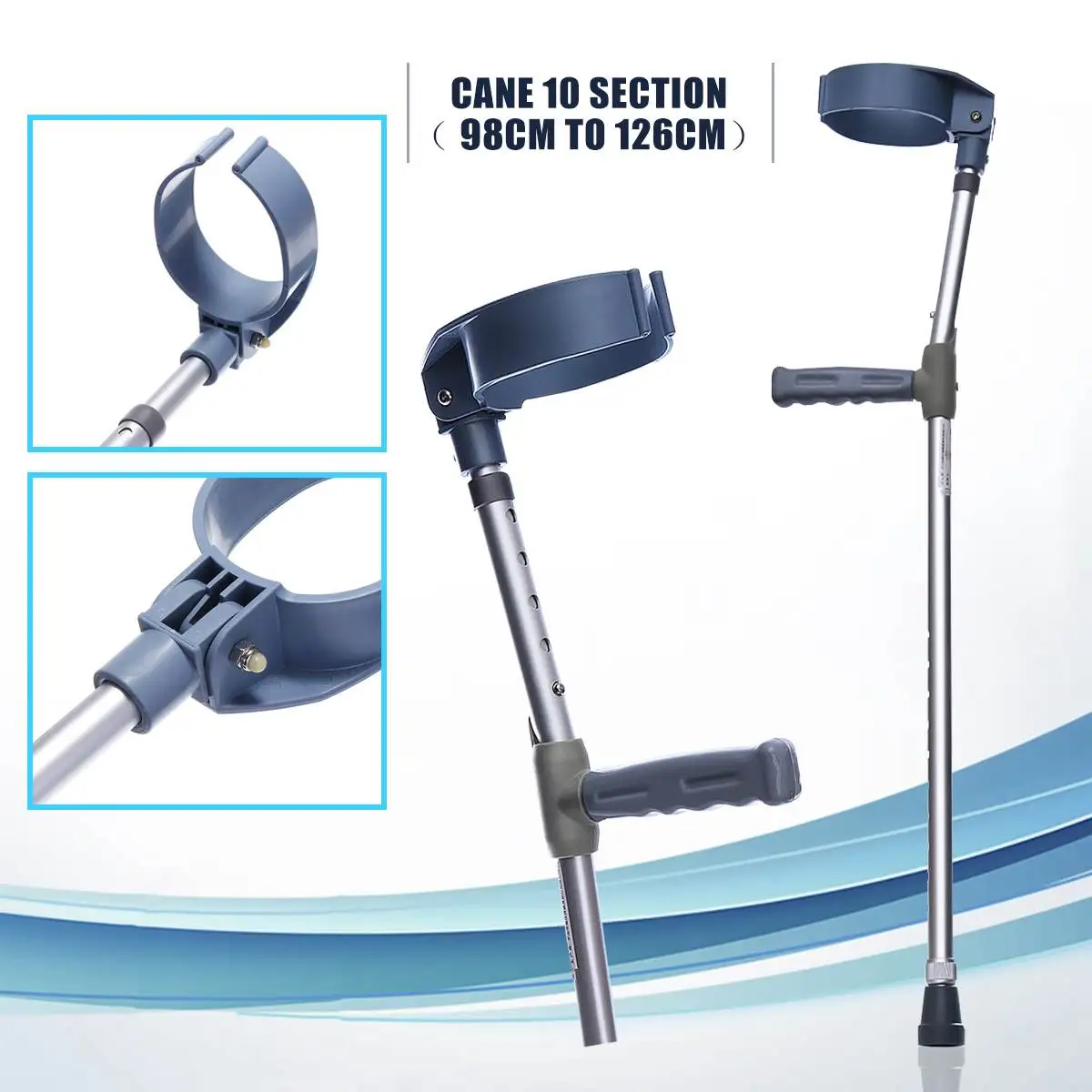 Костыли с регулируемой высотой для использования в помещении и на улице костыли