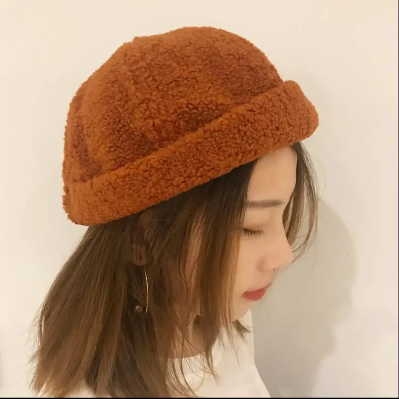 Winter New Lamb Fur Retro hat