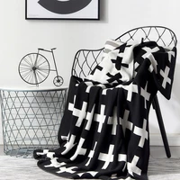 knitted baby blanket for newborns cotton soft baby swaddle wrap plus pattern infant stroller blanket children bedding 90x100cm
