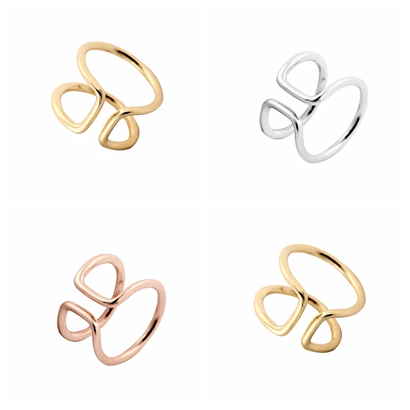 Мин 1 шт 2017 Модные Простые открытые кольца для женщин JZ015 | Украшения и аксессуары