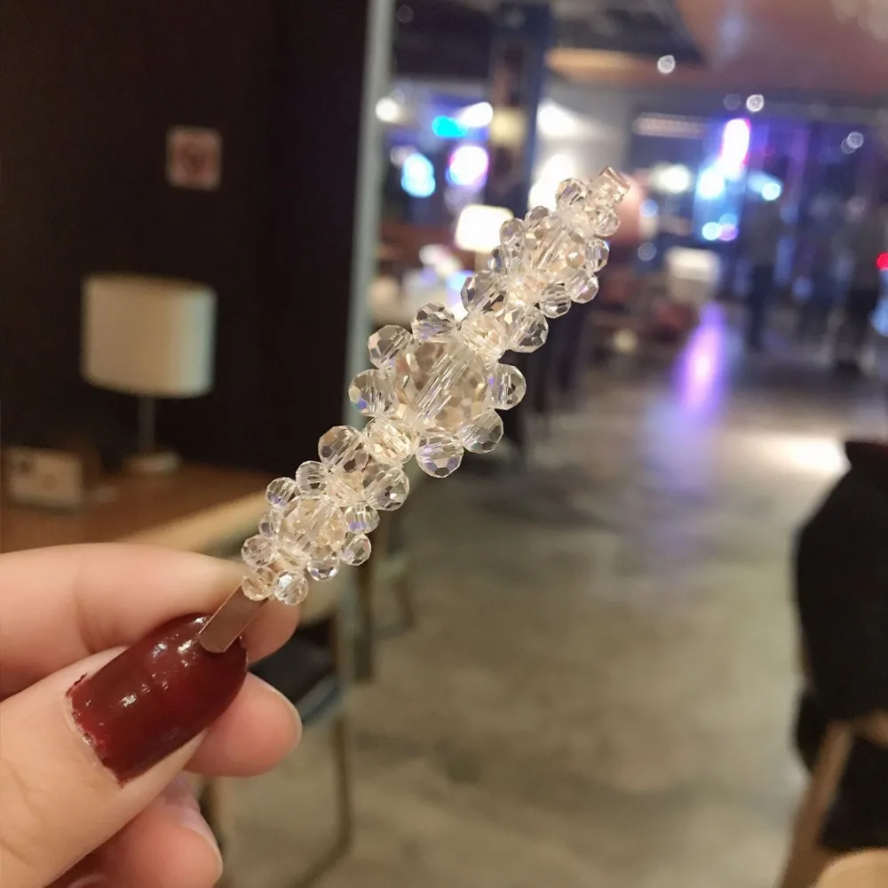 Женская заколка для волос с жемчугом и кристаллами MISM свадебная популярный