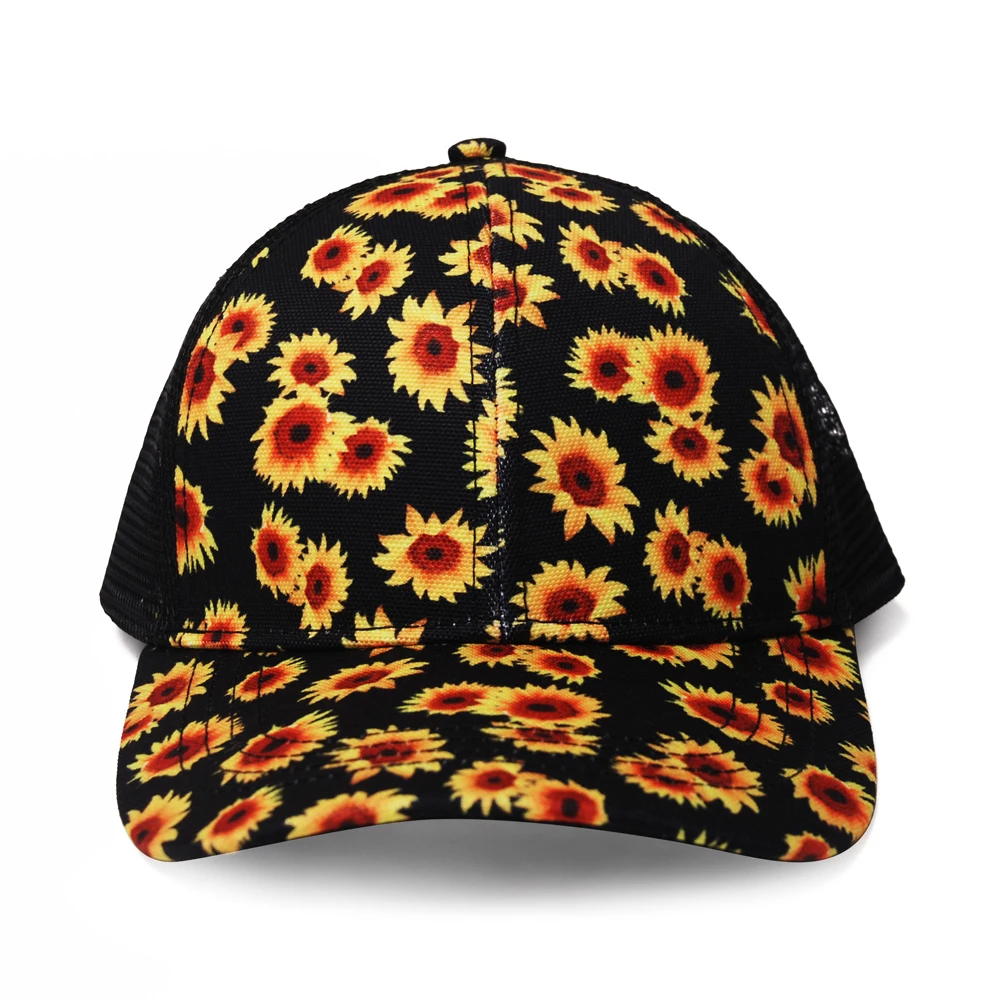 50PCS Ready instock Cheetah Serape Print Hat Leopard Pattern Adult Cap Canvas With Sunflower Caps DOMIL-1091116 |