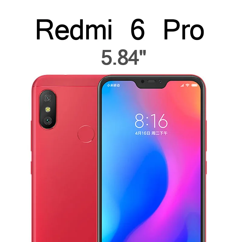 Redmi 6 Pro Защитное стекло Red mi 6 6a Note 6 Pro закаленное стекло чехол для Xiao mi Ksio mi Red mi 6 A A6 Note6 6pro Защитная пленка для экрана - Цвет: Redmi 6 Pro