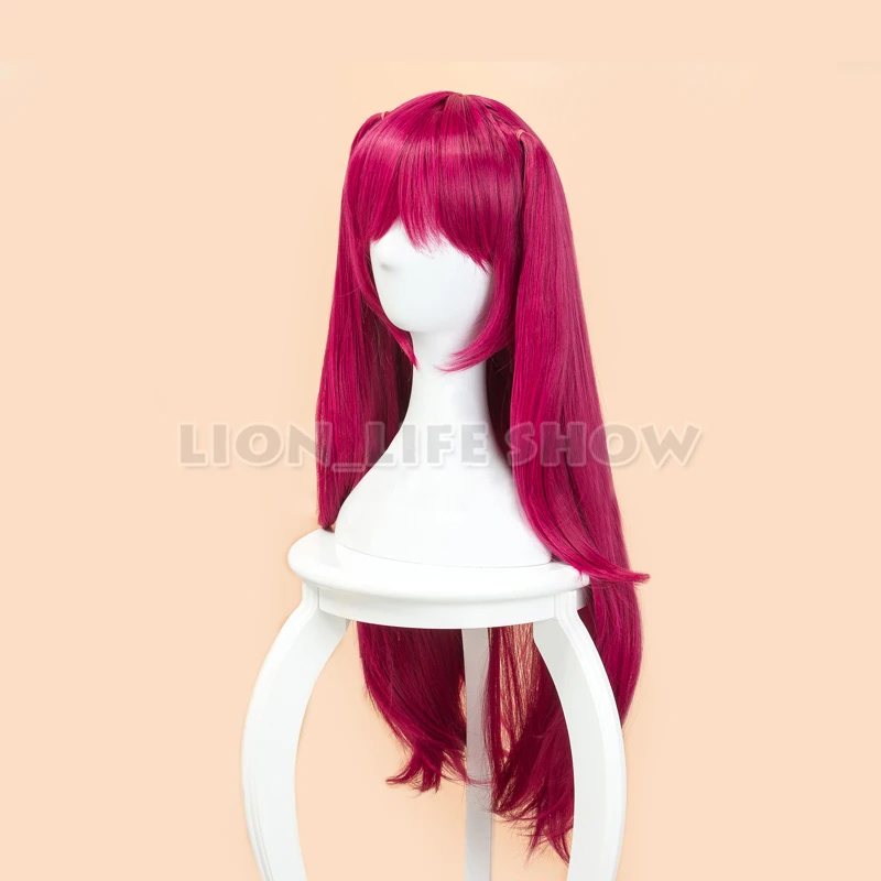 Fate FGO EXTRA CCC Розовый Красный ерзсебет длинный прямой парик для косплея с драконом| |