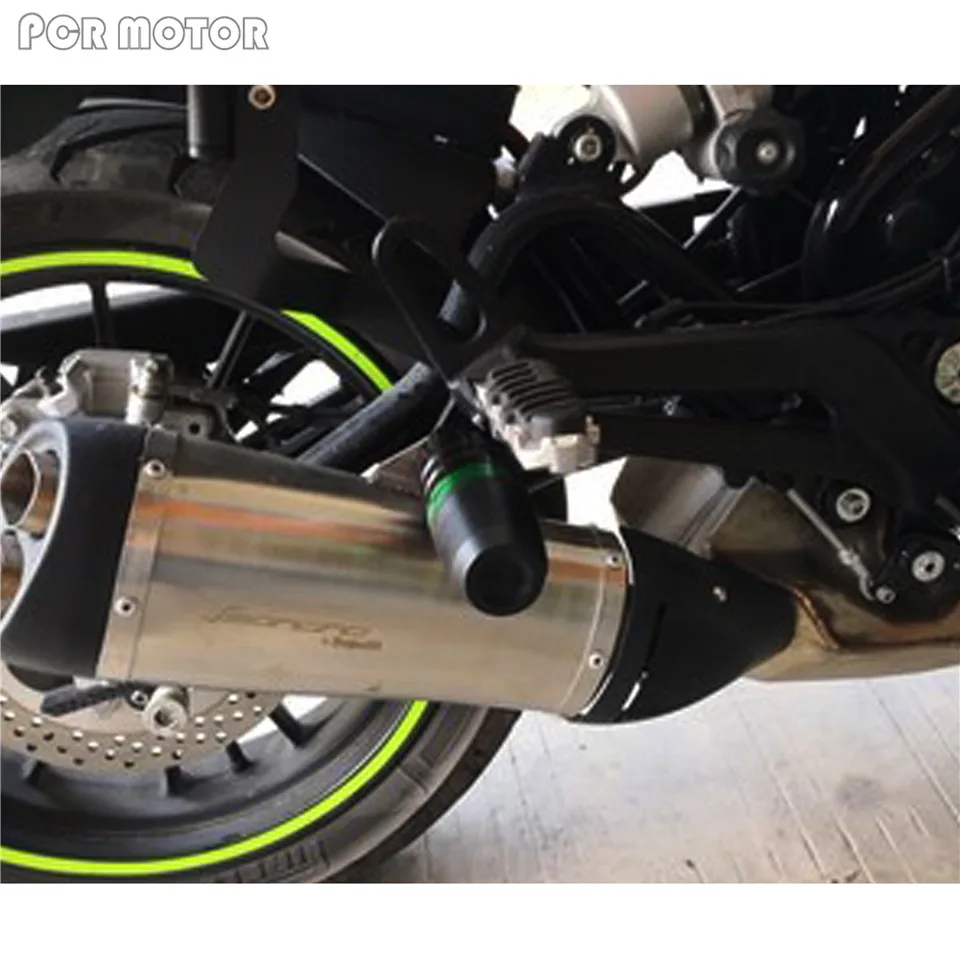 CNC аксессуары для мотоциклов выхлопные Ползунки Краш колодки протектор Kawasaki Z650