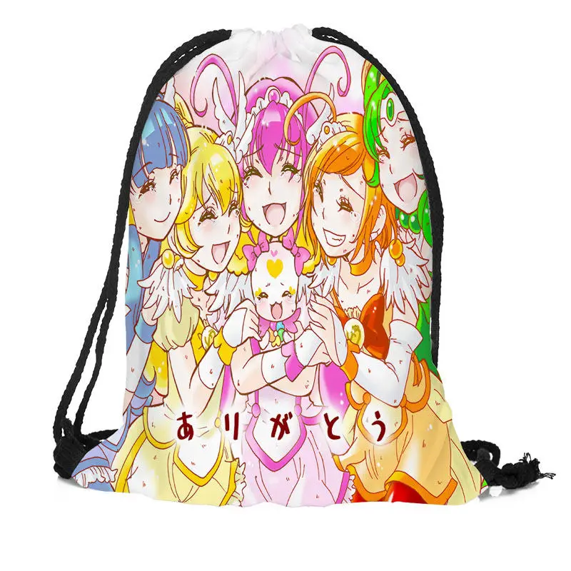 Изготовленный На Заказ улыбка Precure рюкзак сумка-мешок для путешествий пляжные