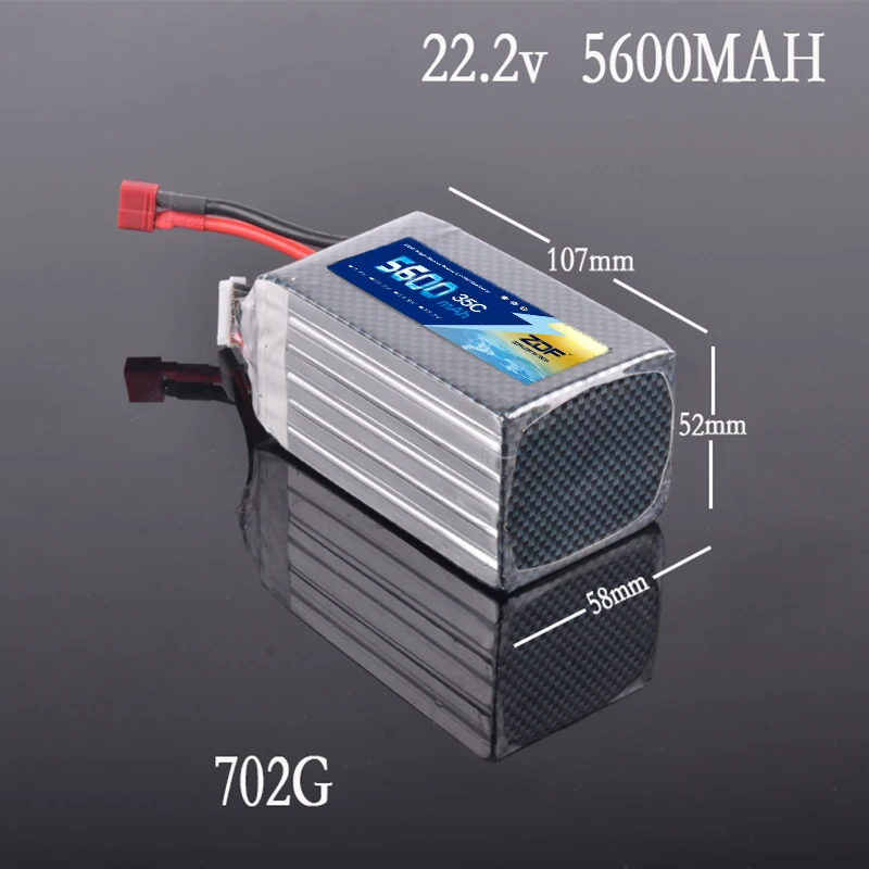 ZDF Lipo Battery 22.2V 5600mah 35C 70C For Remote Control Trex 600 700 Helicopter Drone Airplane Aeromodelo | Игрушки и хобби