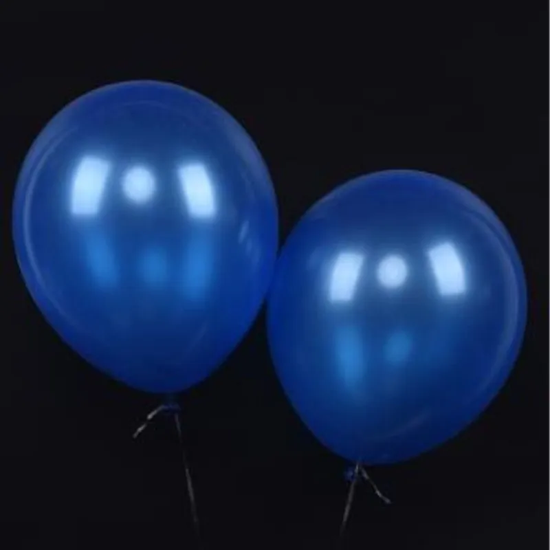 

30/50/100pcs10 Inch Thick Pearl Latex Blue Balloons Wedding Party Birthday Baloon Photo Baby Decoration Venue Helium Ballon