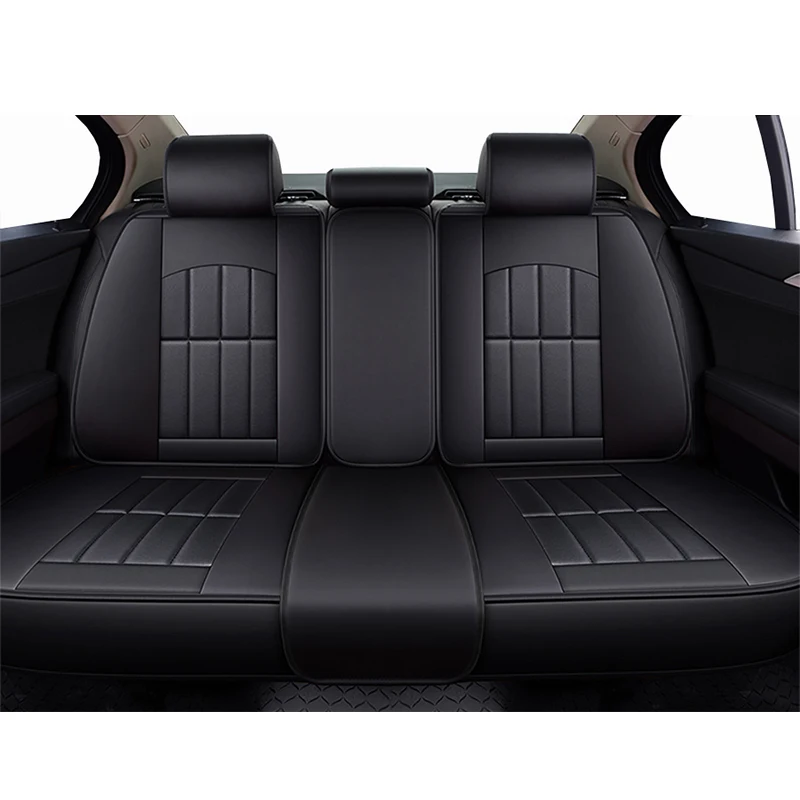 (Спереди и сзади) Специальные кожаные чехлы на сиденья автомобиля для Nissan Qashqai Note