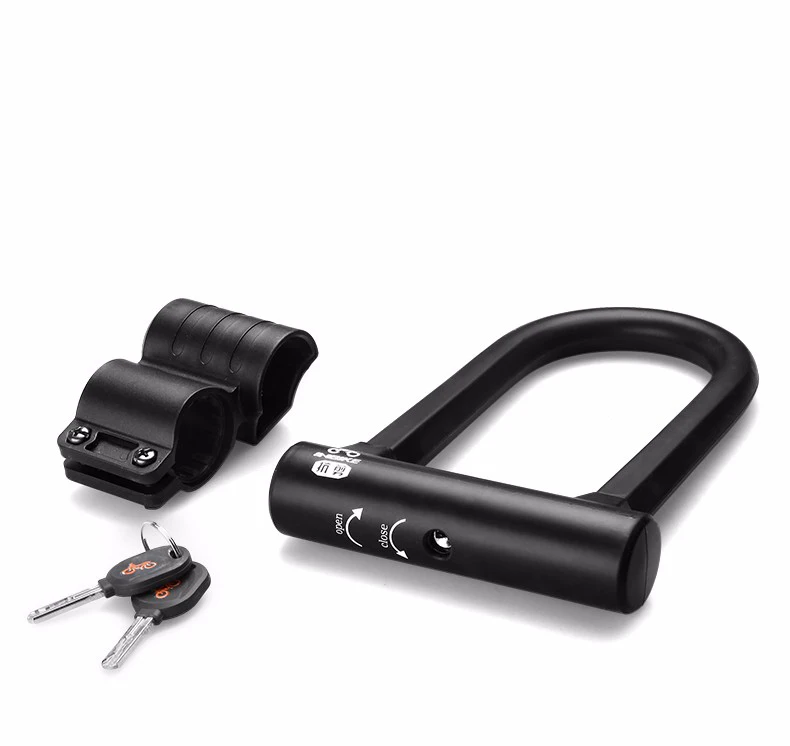 INBIKE велосипед U блокировки стали MTB дорожный велосипед замок Anti-Theft сверхмощный велосипед U-замки UL319A