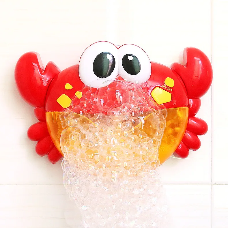 

Bubble Crabs Music Baby Bath Toys Kids Pool Swimming Bathtub Soap Machine Automatic Bubble Funny Crabs Frog Bath Music Bubble
