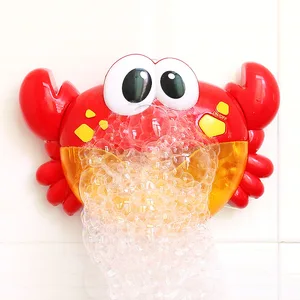Bubble Crabs Музыка Детские Игрушки для ванны детский бассейн ванна для купания мыльница автоматический пузырь Смешные крабы лягушка для ванны музыкальный пузырь