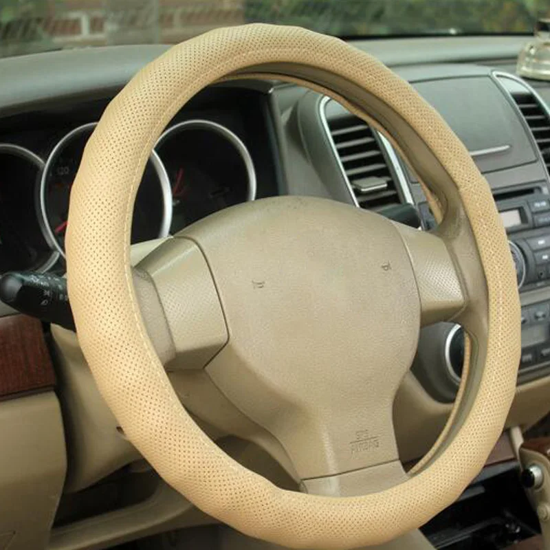 Чехол рулевого колеса автомобиля кожа для nissan almera classic n16 juke note pathfinder primera tiida nv200
