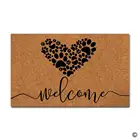 Дверной коврик, входной напольный коврик, раньше, приветственные лапы собаки, коврик для влюбленной двери, домашний декоративный комнатный наружный дверной коврик