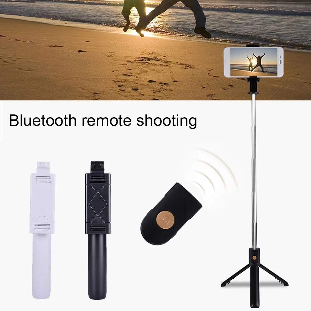 KISSCASE Роскошный складной штатив монопод селфи палка Bluetooth с беспроводной кнопкой