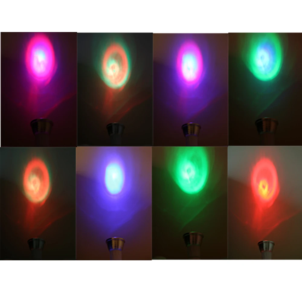 Декоративная светодиодная лампа RGB GU10 E27 E14 85-265 в перем. Тока 16 цветов | Лампы и