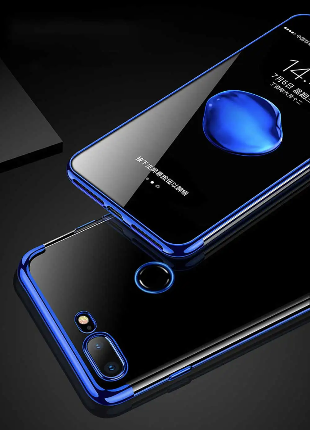 Чехол для Huawei Honor 9 Lite, мягкий чехол из ТПУ и силикона, Роскошный прозрачный чехол на заднюю панель для Honor 9 Lite, чехол
