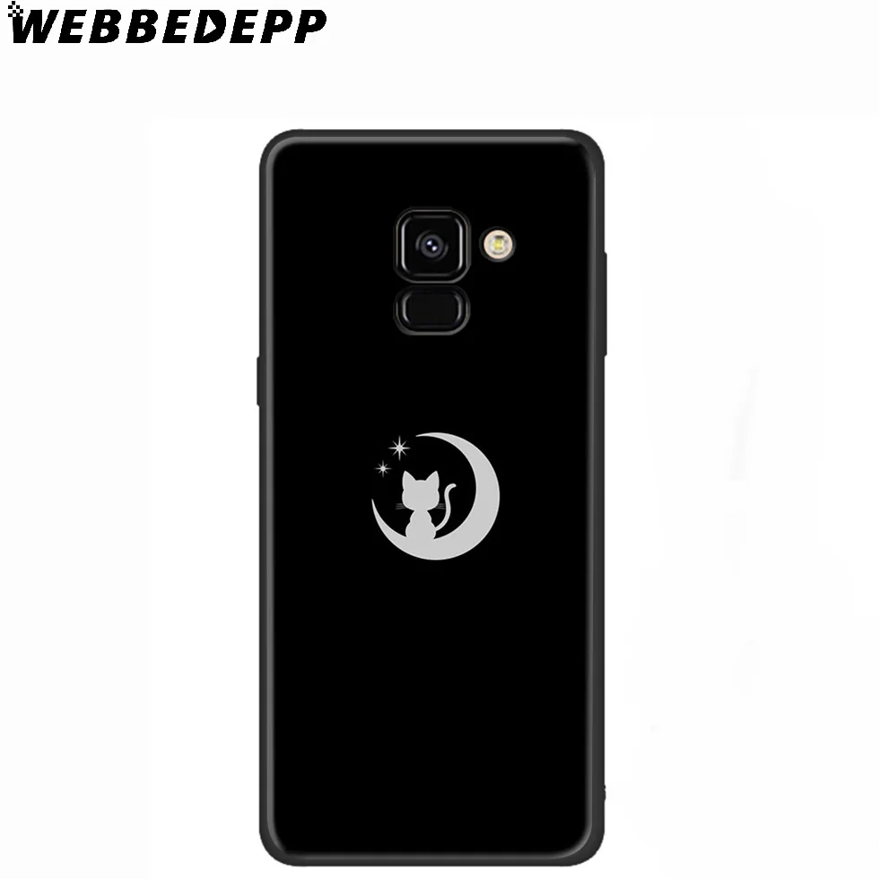 WEBBEDEPP Сейлор Мун Аниме силиконовый чехол для Samsung Galaxy A3 A5 A6 A7 A8 A9 A10 A20 A30 A40 A50 A70 M10 M20