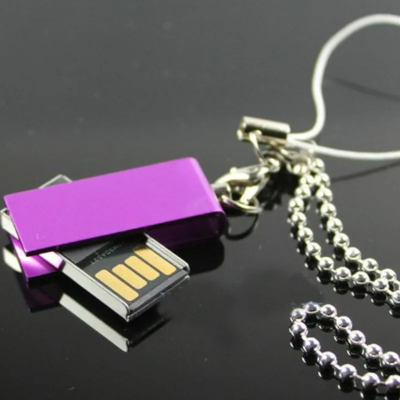 Креативный брелок из металла USB флэш накопитель поворотный флеш 4GB/8GB/16GB/32GB/64GB