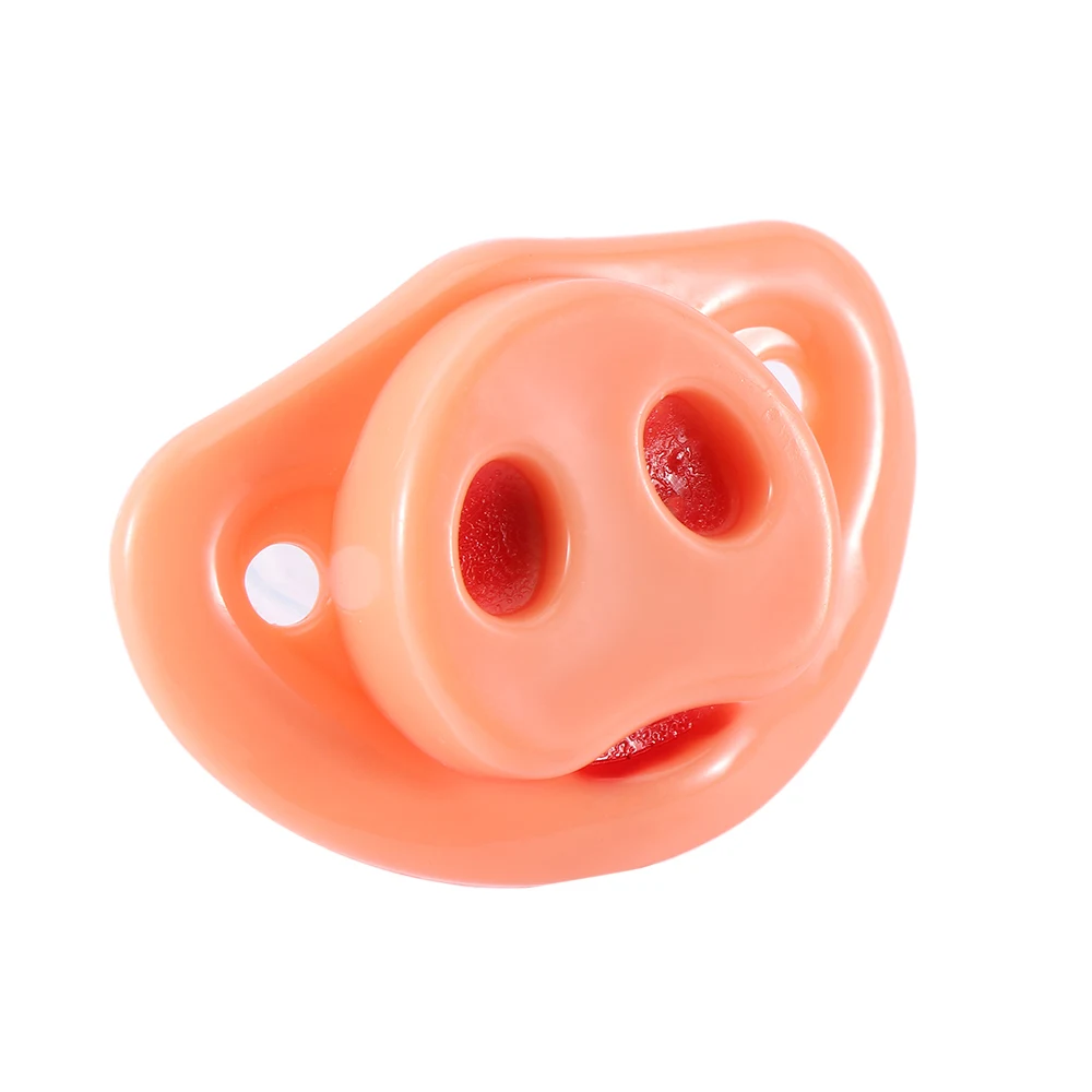 High Quality Safety Funny Mustache Baby Kids Infant Pacifier Teether Pacy Orthodontic Nipples Pig Nose Dummy | Мать и ребенок